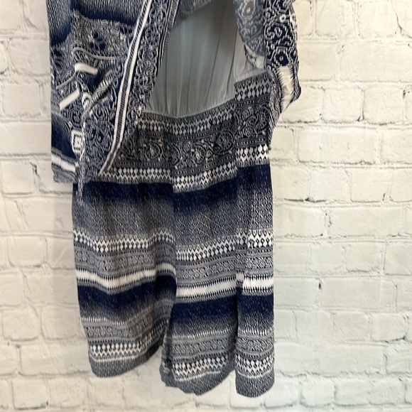 2/$15 Mustard Seed romper with overlay and tie front - Picture 3 of 8